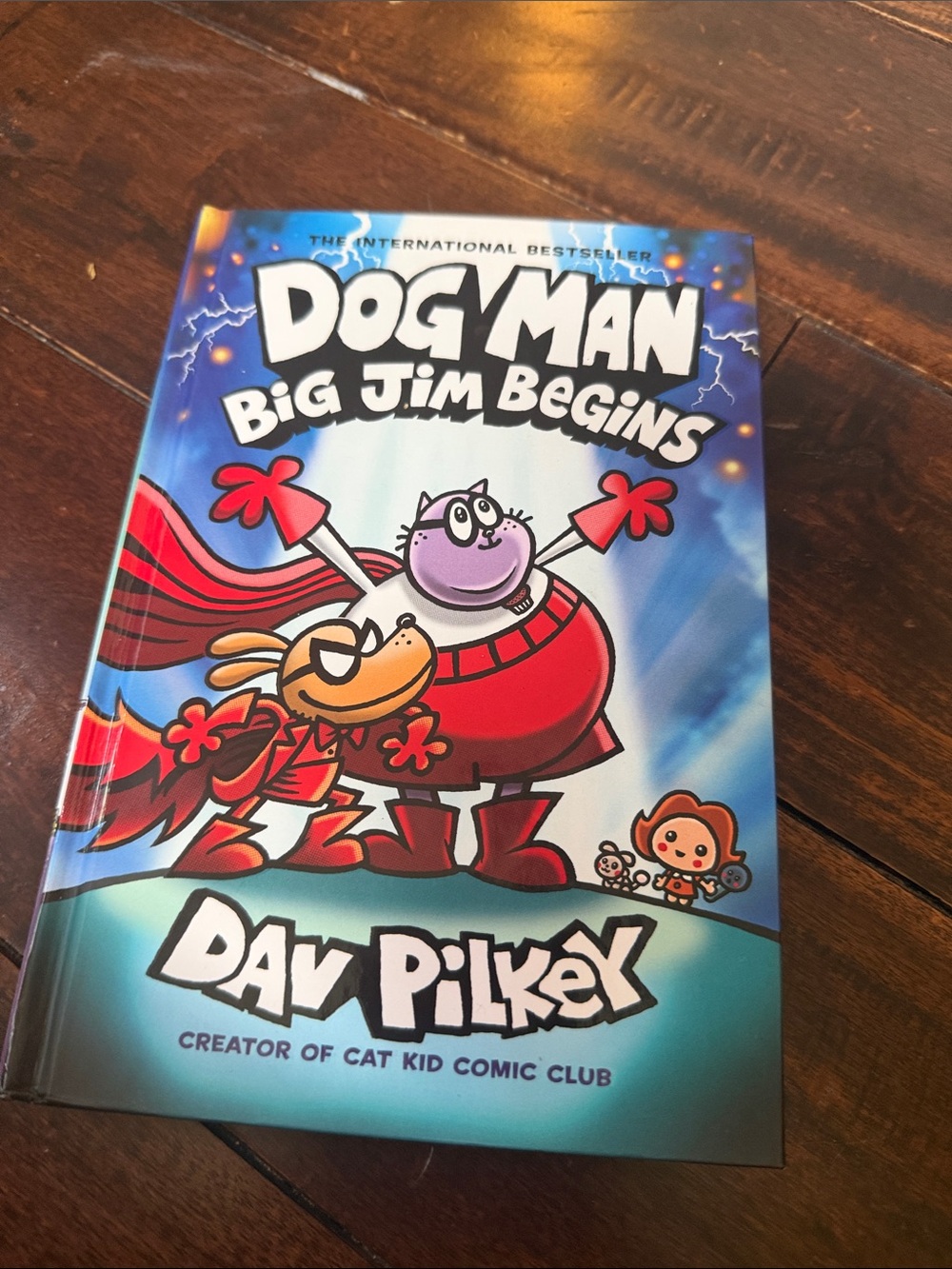 Dog Man: Big Jim Begins by - Blue Cover